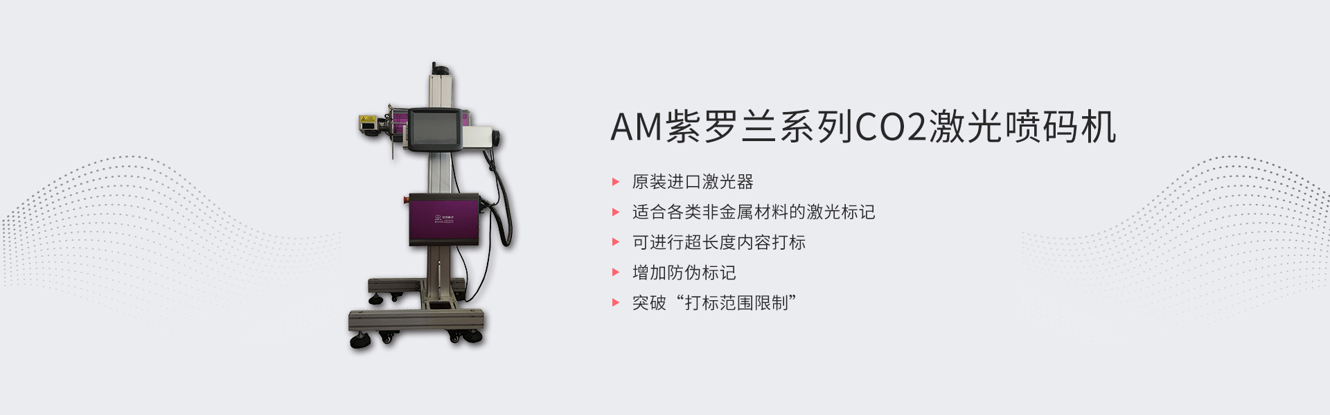 AM紫罗兰系列CO2激光喷码机(图1)